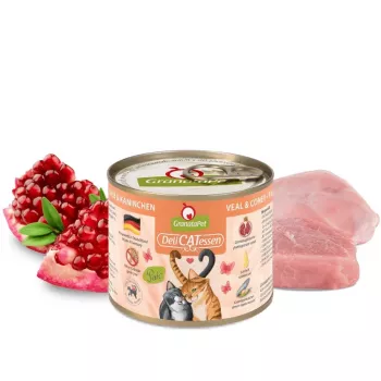 GRANATAPET DeliCATessen Veršiena ir triušis - šlapias ėdalas katėms - 200g