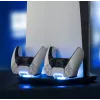EgoGear SCC5-P5-WH Įkrovimo sistema, PlayStation 5, balta, laidinė, 258 mm, 53 mm