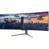 LC-Power LC-M49-DQHD-120-C-Q LED monitorius 124,5 cm (49 inch) 5120 x 1440 UltraWide Quad HD QLED juodas