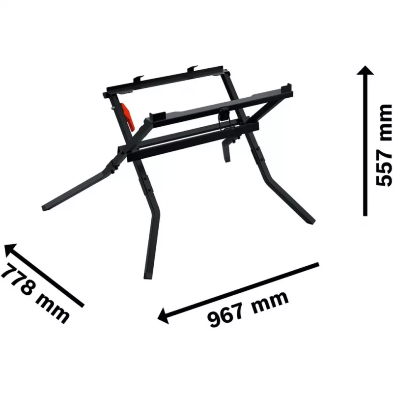 Transportinis ir darbo stalas Bosch GTA 571 Professional pjūklams GTS 70-216 ir GTS 18V-70 (juodas)