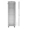 Laisvai pastatomas tinklo spintos stovas LANBERG FF01-6842-12SL 42U, 600×800 mm, 2121 mm aukštis, 1200 kg talpa, IP20, pilkas