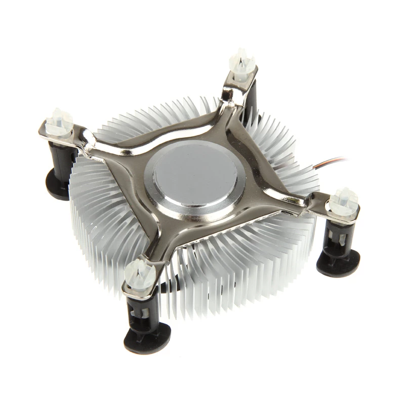 Akasa AK-CC7122BP01 žemo profilio CPU aušintuvas, LGA775/LGA1156/LGA1155, aliuminis, 75 mm