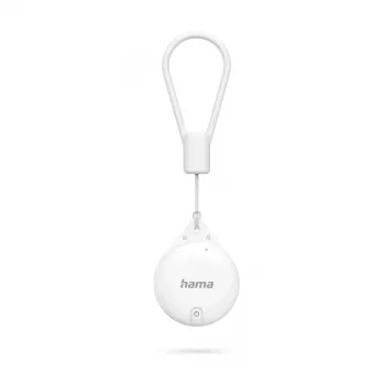 HAMA Item Finder 00185815 Bluetooth raktų ieškiklis Apple Find My programėlei, baltas