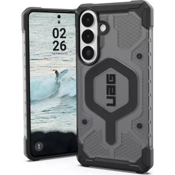 UAG Urban Armor Gear Pathfinder Dėklas su Magnetiniu Moduliu | Samsung Galaxy S26+ | pelenų (pilka permatoma)/Juoda | 214527113140
