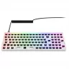 „Sharkoon SKILLER SGK50 S2 White“ – mechaninės klaviatūros pagrindas (be jungiklių ir dangtelių)