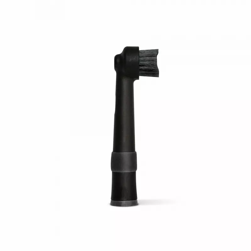 happybrush ECO R2 pakaitiniai šepetėlių antgaliai, juodi, 3 vnt.