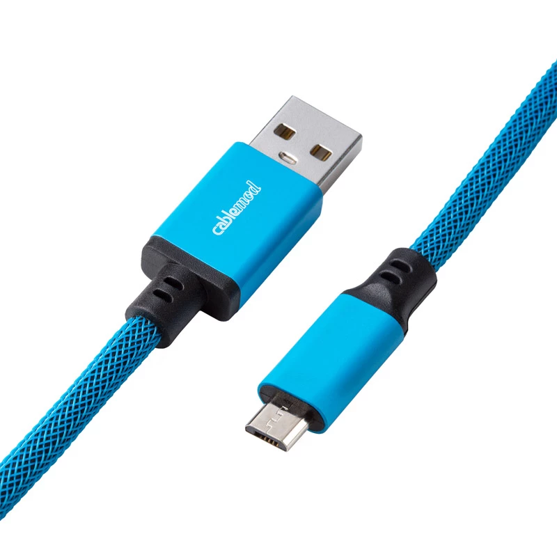 Cablemod CM-PKCA-CWAW-OW150OW-R USB laidas 1,5 m USB A Micro-USB B mėlynas (CM-PKCA-MLBALB-KLB150KLB-R)