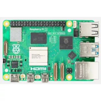 Plokštė Raspberry Pi 5B, Arm Cortex-A76, 2.4 GHz, 8 GB LPDDR4x