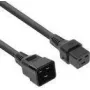 Maitinimo laidas ACT Powercord C19 IEC Lock - C20 juodas 3 m, PC1286
