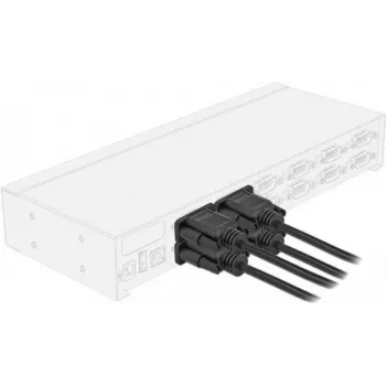 Serijinis kabelis DeLOCK 86575 juodas 3 m RS-232 Sub-D9