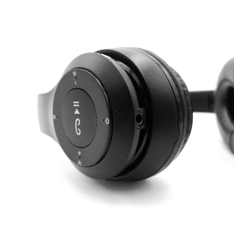 MEDIA-TECH EPSILION BT MT3591 Belaidės ausinės Bluetooth 4.2 Mikrofonas Radijas FM Juodos