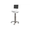 Multimedijos vežimėlis Ergotron CareFit Slim 2.0 pilkai baltas, aliuminis, plastikas, plienas