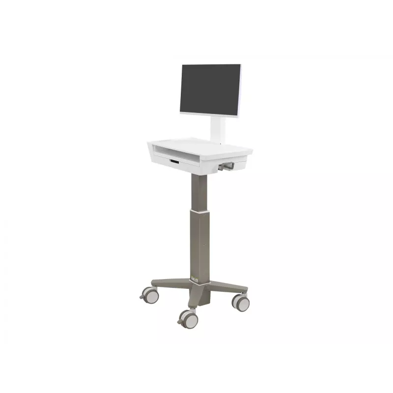 Multimedijos vežimėlis Ergotron CareFit Slim 2.0 pilkai baltas, aliuminis, plastikas, plienas