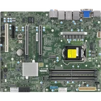 Super Micro SUPERMICRO X12SCA-F - Pagrindinė plokštė - ATX - LGA1200 lizdas - W480 mikroschemų rinkinys - USB-C Gen2, USB 3.2 Gen 1, USB 3.2 Gen 2 - Gigabit LAN, 2,5 Gigabit LAN - Integruota grafika