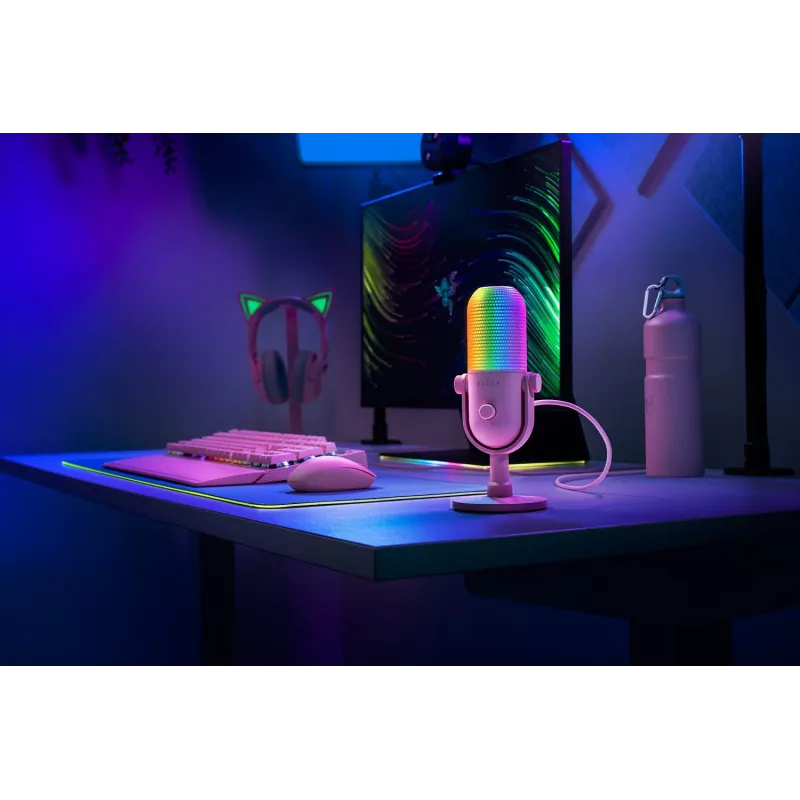 Razer Seiren V3 Chroma Pink PC mikrofonas