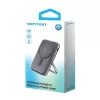 Powerbank Vention 10000mAh Magnetinis Belaidis 20W, 1×USB-C, belaidis įkrovimas, juoda