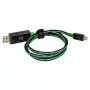 USB laidas RealPower A / Micro-USB B 0,75 m