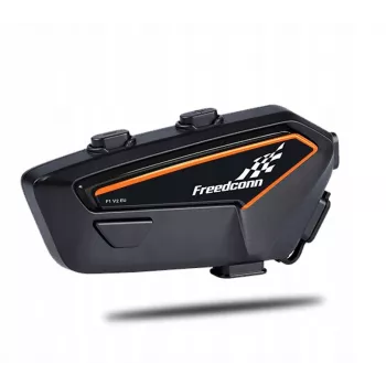 Ausinės FreedConn F1 V2 EU – Bluetooth 5.2, IP65, 1100 mAh baterija, iki 48 h pokalbio laiko, FM radijas, mikrofonas, segtukas