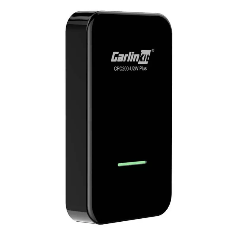 Belaidis adapteris Carlinkit U2W Plus, skirtas Apple CarPlay, juodas