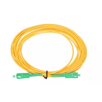 Extralink SC/APC–SC/APC vienmodis šviesolaidinis kabelis G.657A 3 mm, 2 m