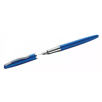 Parker stiliaus rašiklis Pelikan Jazz Noble Elegance P36 kasetinis, mėlynas sidabrinis