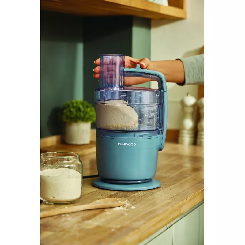 Virtuvinis smulkintuvas Kenwood FDP23.140GY MultiPro Go, kompaktiškas, pilkas