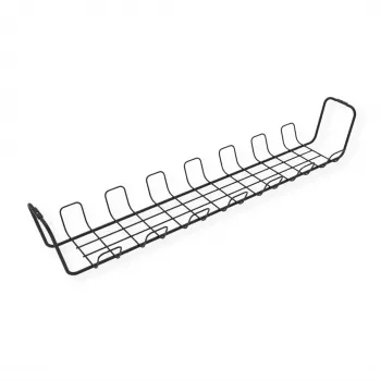 ROTRONIC-SECOMP Roline - Kabel - Organizer - Gitter - unter Tisch montierbar - Schwarz (Packung mit 2)