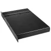 Akasa Galileo TU3 1U stovo korpusas Thin Mini-ITX, be ventiliatoriaus, OEM, juodas