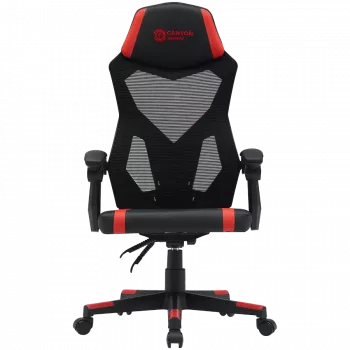 CANYON Flow MCH01 - ergonominė žaidimų kėdė - juoda ir raudona