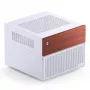 Micro bokštinis kompiuterio korpusas Jonsbo N4 BALTA Mini-ITX su grūdintu stiklu