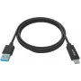 USB laidas Vision TC 1MUSBCA/BL, USB A – USB C, 1 m, juodas