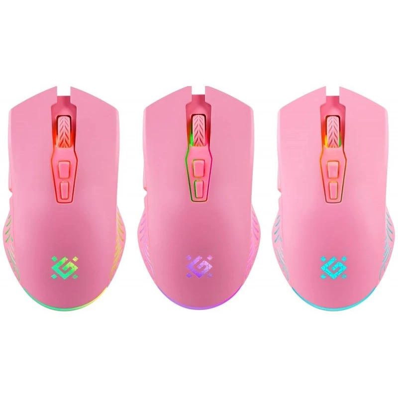 Belaidė žaidimų pelė DEFENDER P ANDORA PINK