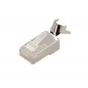RJ45 jungtis Extralink CAT6A FTP 8P8C, skaidri, vyriška/moteriška, 1 vnt.