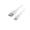 USB laidas Belkin CAB001BT1MWH2PK baltas
