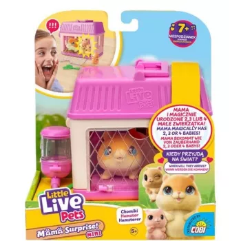 Interaktyvus žaislas Cobi Little Live Pets Mama Surprise Mini Hamster MO-26626, maža kolekcinė figūrėlė