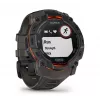 Garmin Instinct 3 Solar GPS išmanusis laikrodis 1.3 colio MIP 176x176 lietimui jautrus ekranas juodas