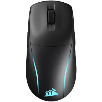 Žaidimų pelė CORSAIR M75 – juoda, monochromatinis paviršius, svoris 0,089 kg