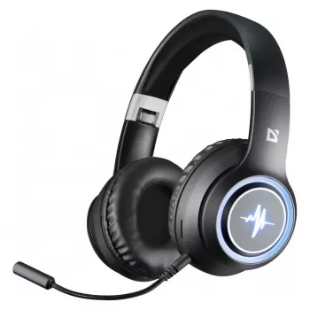 Ausinės DEFENDER Bluetooth Freemotion B571 juodos su LED