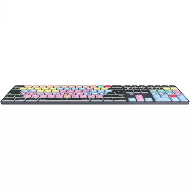 Klaviatūra LogicKeyboard LKB-PT-TM — pilno dydžio (100 %) belaidė Bluetooth QWERTZ vokiška, titano pilka