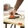 Juostinis šlifuoklis Black & Decker KA2500K-QS, 120 W, 2 mm orbita, 135×95 mm lakštas, 230 V, 2 m laidas