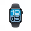 Apple Watch SE (3 kartos) GPS 44mm vidurnakčio aliuminio korpusas su vidurnakčio sportine juostele - M/L