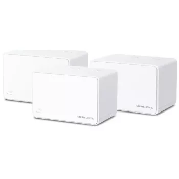 TP-Link Halo H3000X (3 vnt.) belaidis maršrutizatorius, Wi-Fi 6, dvejų juostų (2,4 GHz / 5 GHz), balta