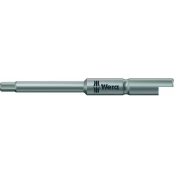 Wera Hex Bit 840/9 C 1,5 mm Pjautuvo profilis 44 mm – šešiabriaunis antgalis, 1,5 mm, ilgis 44 mm