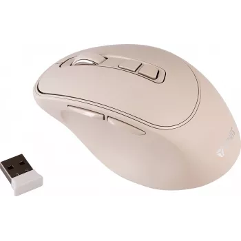 Belaidė pelė 2.4GHz įkraunama 6 mygtukai 2400DPI Yenkee YMS 2080BG SLIDER