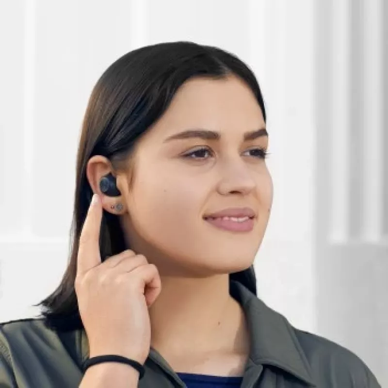 Belaidės ausinės Hama WEAR7701BK, į ausį, Bluetooth, juodos