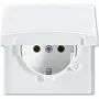 BUSCH-JAEGER SCHUKO kištukinis lizdas IP44 20EUGK-32-101 su AW44 dangteliu (20EUGK-32-101)