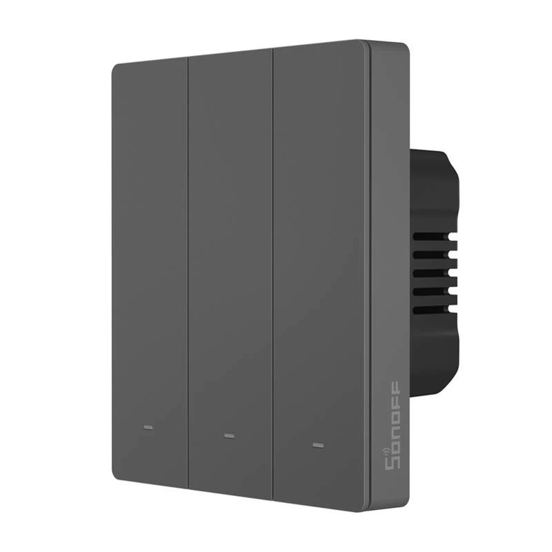 Sonoff M5-3C-80 Wi‑Fi išmanusis sieninis jungiklis, 3 mygtukai
