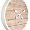 NeXtime klok 3134wi Plank sieninis laikrodis, Ø50 cm, baltas