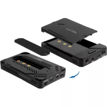 HDD/SSD korpusas DeLOCK 42020 juodas 2,5 colio USB Type-C 10 Gbit/s