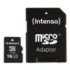 INTENSO atminties kortelė Micro SDHC 16GB C10 su adapteriu 3413470